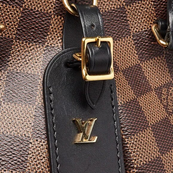 Louis Vuitton Black Damier Canvas Odeon Tote MM Bag - Picture 8 of 12